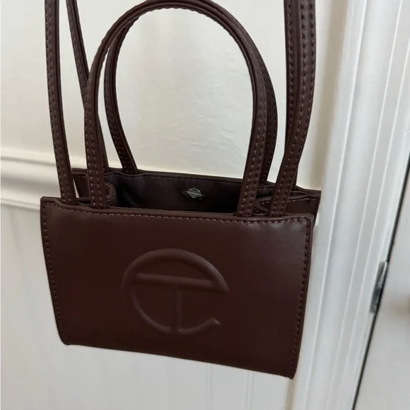 Telfar Brown Mini Shopping Bag - Picture 1 of 1